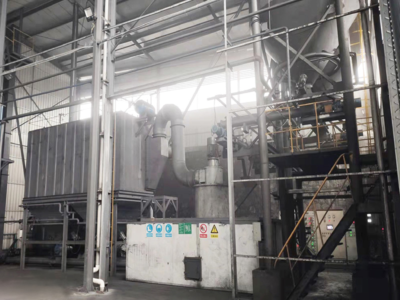 广西大型石焦油制粉现场