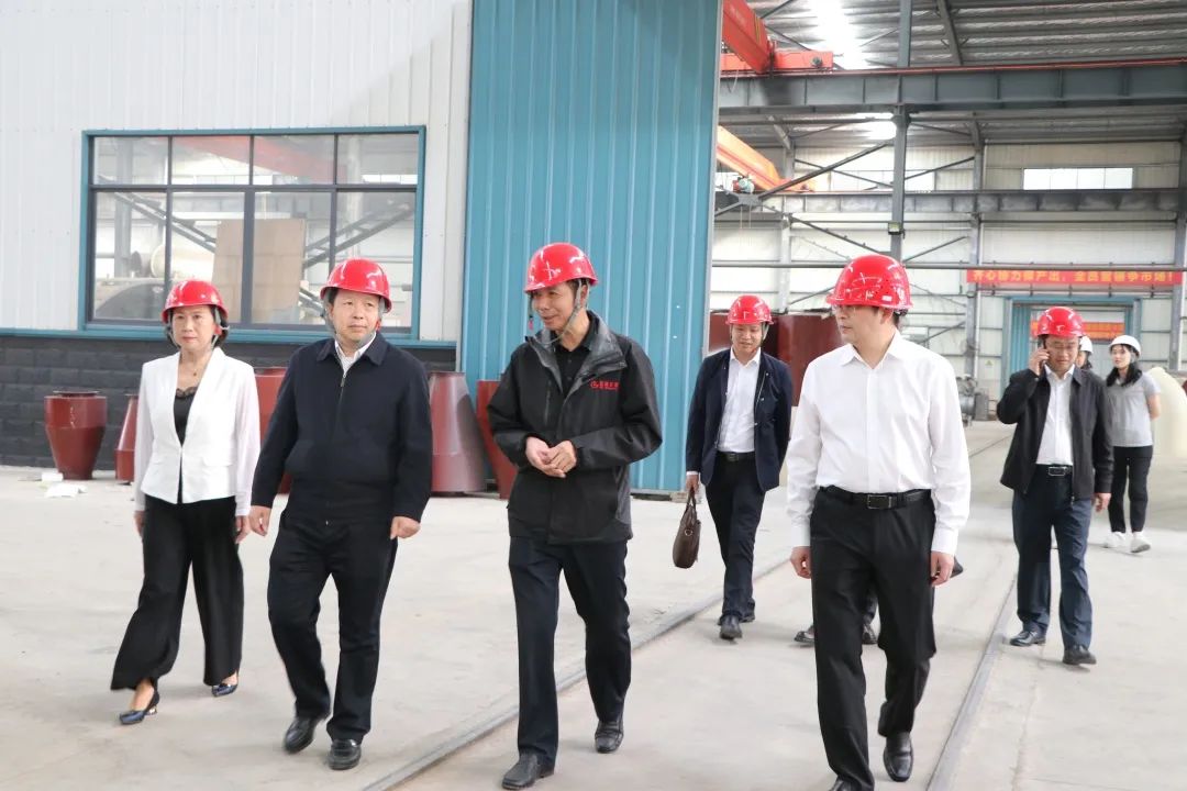 市纪委书记古国章一行莅临桂林矿机走访调研